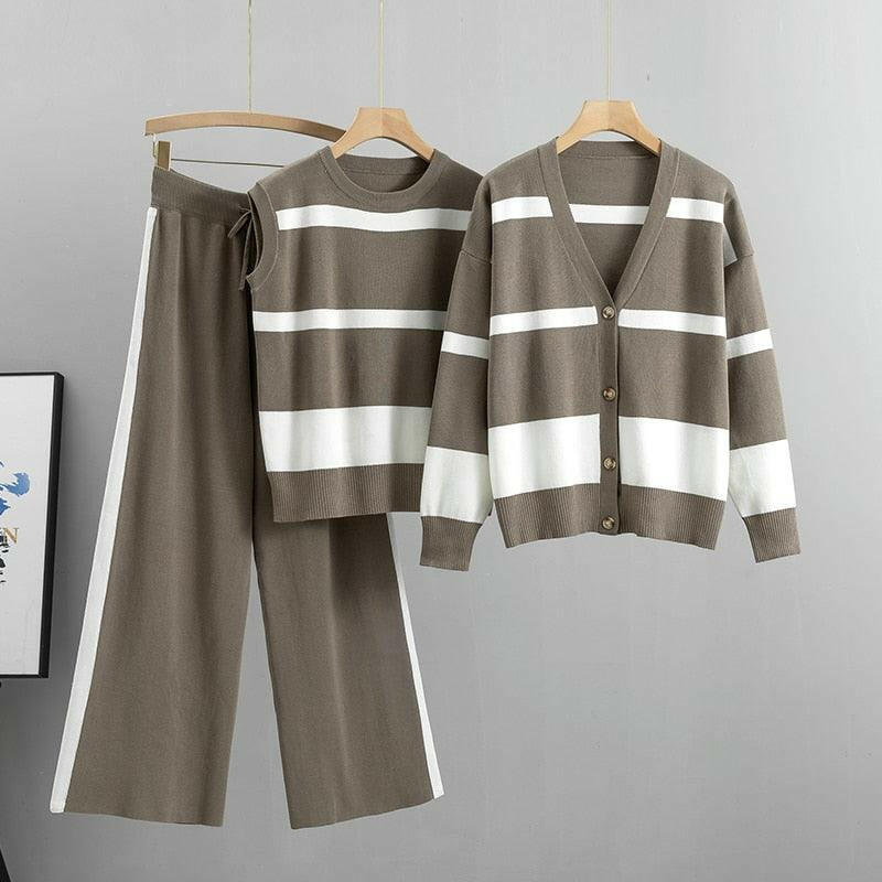 Cierra - Striped Ensemble Set