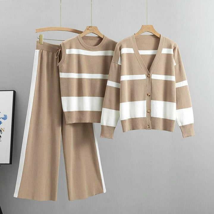 Cierra - Striped Ensemble Set