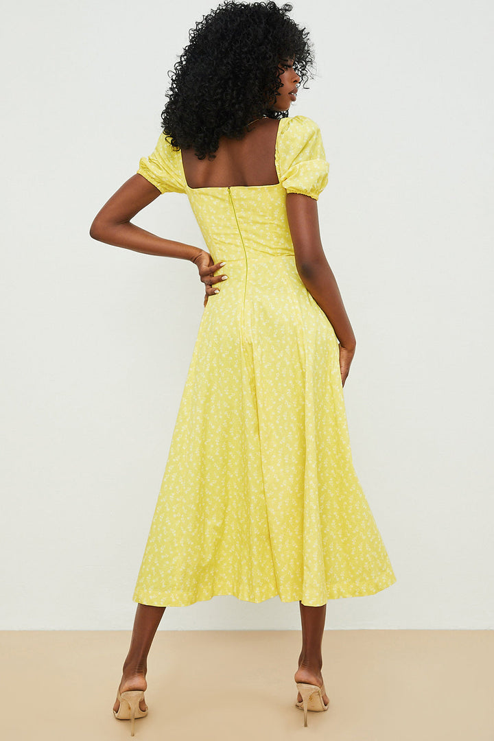 Ailene - Bloom Puff Sleeve Dress