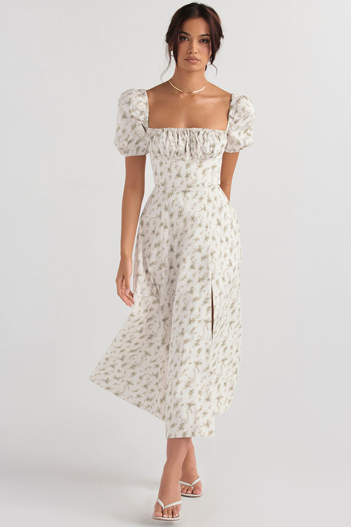 Ailene - Bloom Puff Sleeve Dress