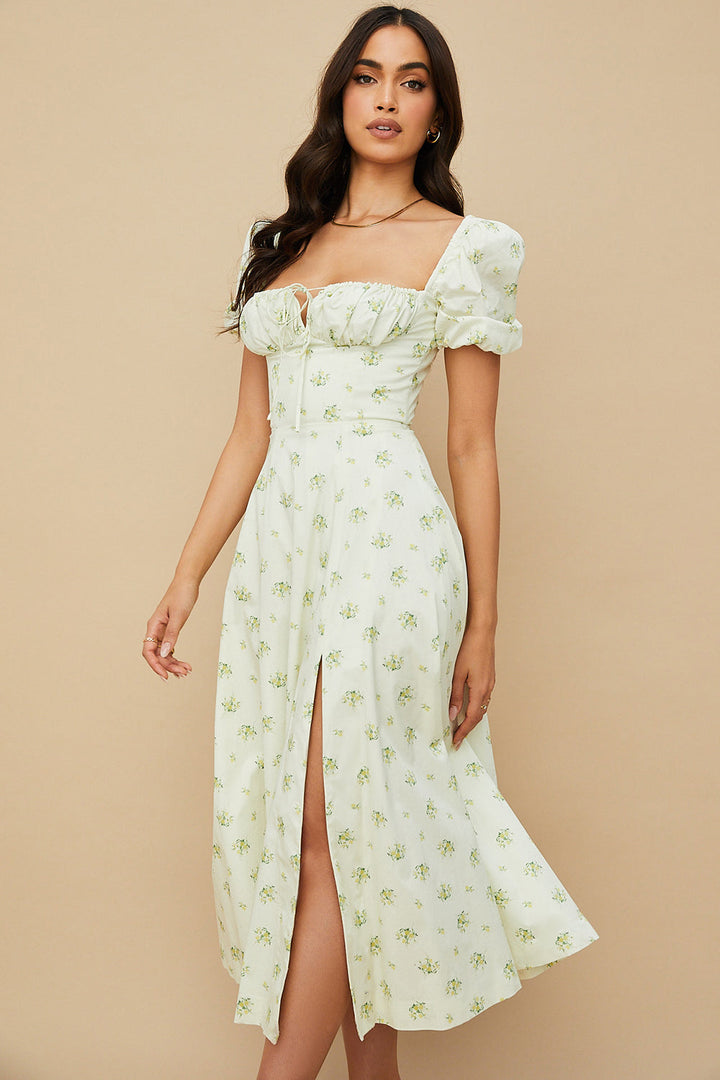 Ailene - Bloom Puff Sleeve Dress