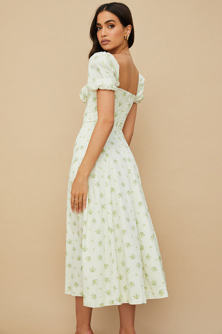 Ailene - Bloom Puff Sleeve Dress