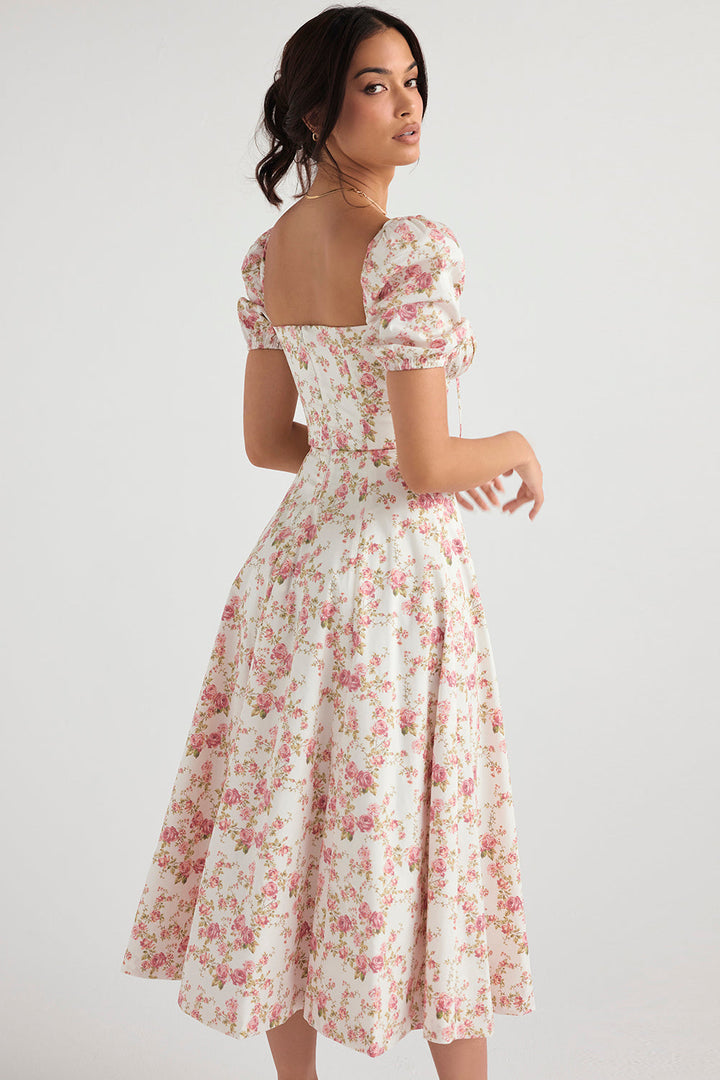 Ailene - Bloom Puff Sleeve Dress