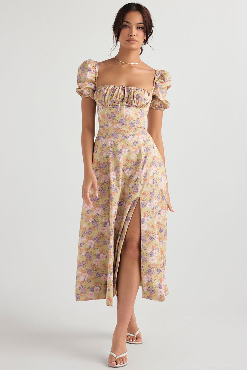 Ailene - Bloom Puff Sleeve Dress