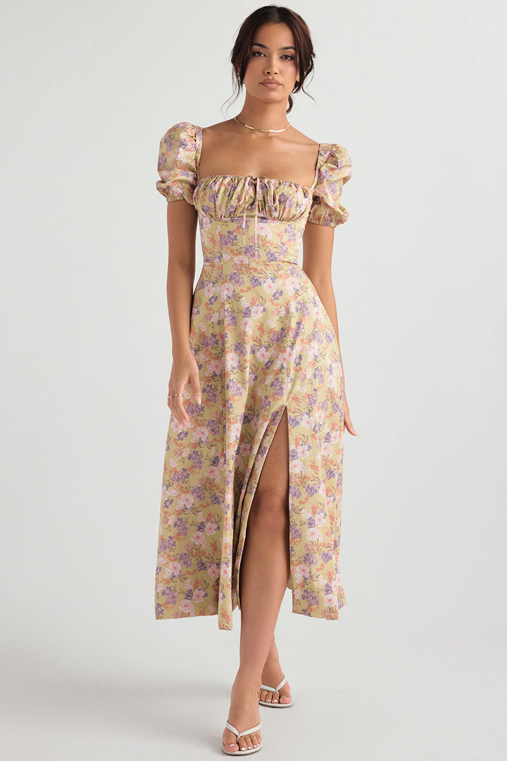 Ailene - Bloom Puff Sleeve Dress