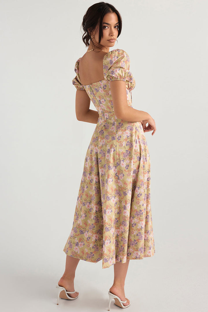 Ailene - Bloom Puff Sleeve Dress